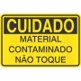 Material contaminado não toque